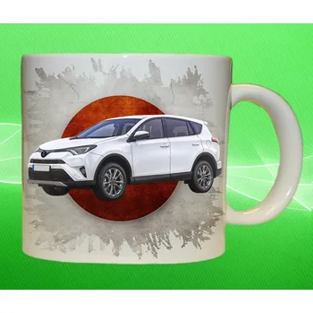 hrnek Toyota RAV4 III 75ml (hrneček s osobním autem TOYOTA)