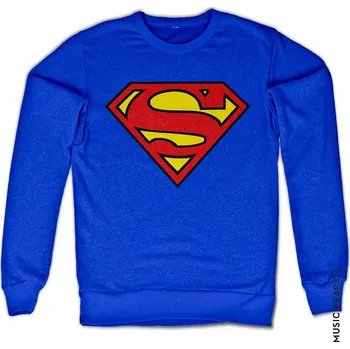 Pánská mikina Superman mikina, Shield Sweatshirt Blue, pánská XXL