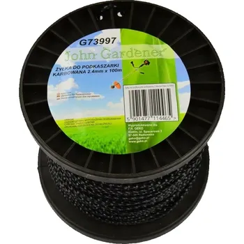 Zahradní technika Struna do sekačky, 2,4mm, 100m, zvlněný profil, nylon GEKO