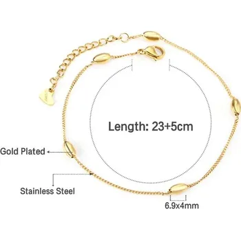 Náramek Náramek z nerezové oceli ve zlaté barvě - AN107001G