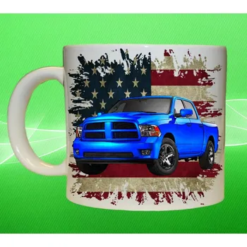 hrnek s Dodge Ram II 75ml (hrneček s osobním autem )