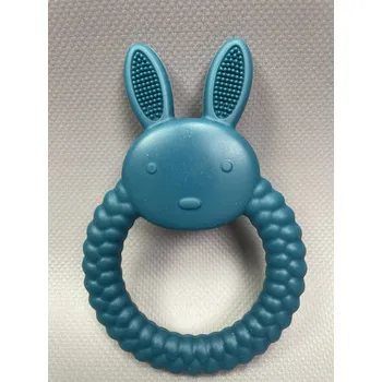 DOMKY Silikonové kousátko modré