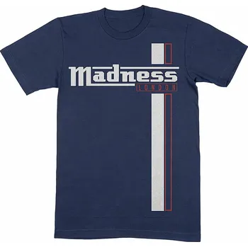 Pánská móda Madness tričko, Stripes Blue, pánské S