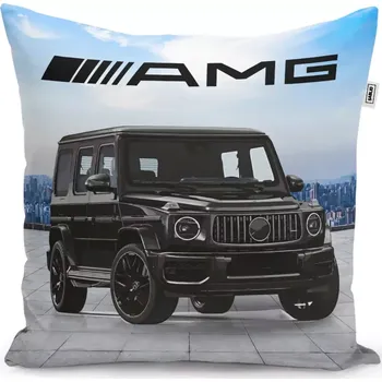 Polštář Dekorační polštář AMG auto - Sablio - 40x40 cm