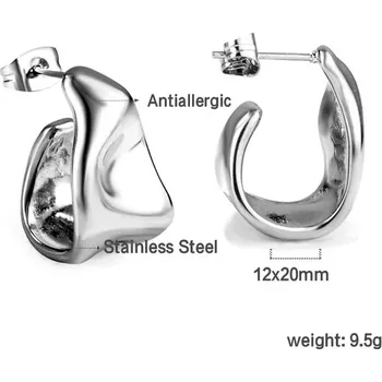 Náušnice Luxusní nerezové náušnice - 716S