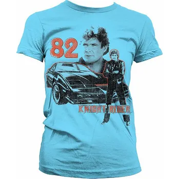 Dámské tričko Knight Rider tričko, 1982 Girly, dámské L