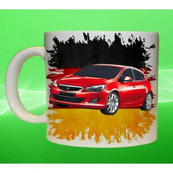 hrnek Opel Astra I 330ml (hrneček s osobním autem Opel )