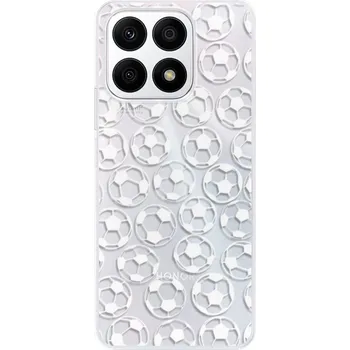 Pouzdro na mobilní telefon Odolné silikonové pouzdro iSaprio - Football pattern - white - Honor X8a