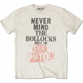 Pánská móda Sex Pistols tričko, Bollocks Distressed, pánské XL