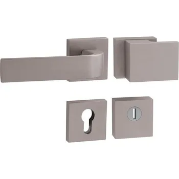 Dveřní kování TI - CUBO / CINTO - HR 3230/2732 rozety PZ PLUS, madlo/klika pravá NP - Nikl perla (142)