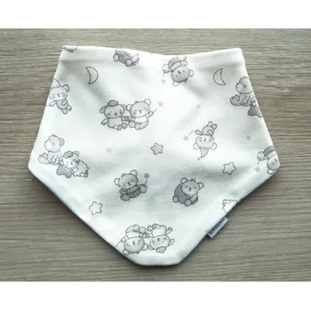 Nákrčník AMÁLKA Bavlněný šátek na krk malí medvídci