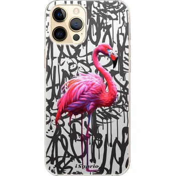 Pouzdro na mobilní telefon Odolné silikonové pouzdro iSaprio - Flamingo Graffiti - iPhone 12 Pro