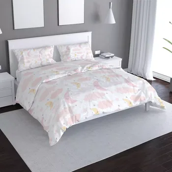 Povlečení Saténové povlečení Měsíčky - Sablio - 140x200 / 90x70