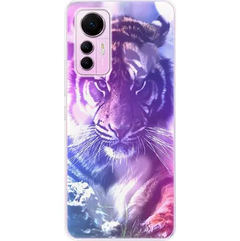 Telefonní příslušenství Odolné silikonové pouzdro iSaprio - Purple Tiger - Xiaomi 12 Lite