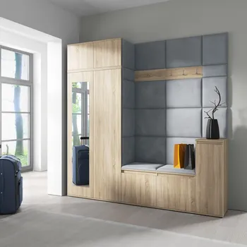 Předsíňová stěna Předsíňová stěna Emi 26 - sonoma Barva panelů: Šedá - Trinity 14