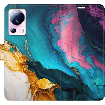 Pouzdro na mobilní telefon Flipové pouzdro iSaprio - Color Marble 31 - Xiaomi 13 Lite