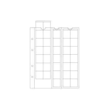 Obal pro sběratelský předmět Mincovní listy OPTIMA 27