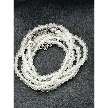 Náhrdelník Náhrdelník Křišťál 2-3 mm fazetovaný