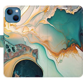 Pouzdro na mobilní telefon Flipové pouzdro iSaprio - Color Marble 33 - iPhone 13