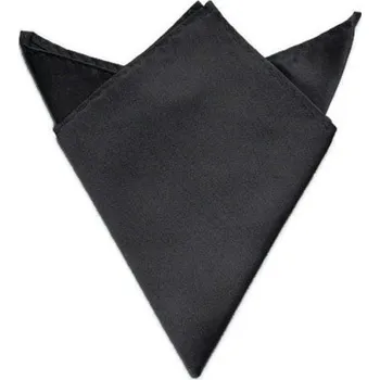 Látkový kapesník Společenský kapesníček / kapesník do saka - tmavě šedá