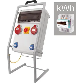 modulární přístroj a rozvaděč FAMATEL Rozvaděč ZSFV20101000.1/3952 staveništní 230V/400V 16A/32A 5pól. IP54 přenosný stojan v440292