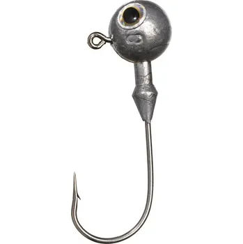 3ks - Jigová Hlavička Illex Round Natural 15gr #5/0