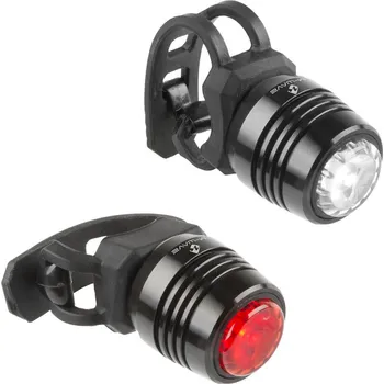 Cyklosvítilna Sada M-WAVE Apollon Mini A USB přední +zadní 1ultrasvítivá LED dioda