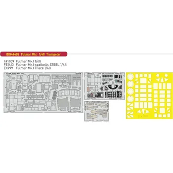 Plastikový model Eduard 1/48 Fulmar Mk.I (TRU)