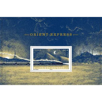 Poštovní známka Post France (2023) MiNr. 8619 ** BL. 615 - Francie - Orient Express 1883-2023