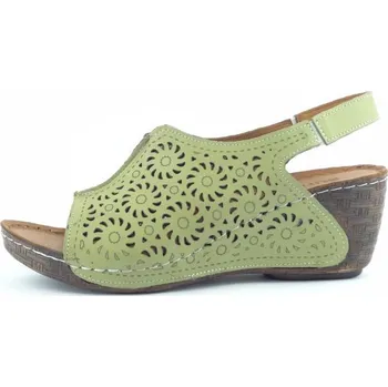 Dámské sandále Aurelia sandály na platformě 317324 oliva 201, velikost 38