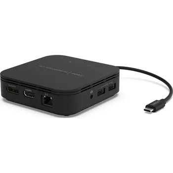 Datový kabel Dokovací stanice BELKIN USB-C / Thunderbolt 3 na 2x USB-A / Displayport / HDMI / ethernet - černá