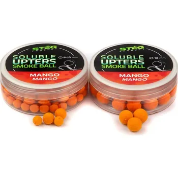 Návnadová surovina STÉG Nástraha Soluble Upters Smoke Ball, Stég, 8 - 10 mm, Garlic -Almond Příchuť Stég 3: Mango