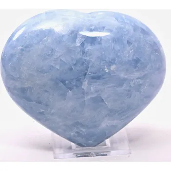 Magieprirody.cz Srdce Celestin 90x78 mm 383 g přírodní kámen #B338