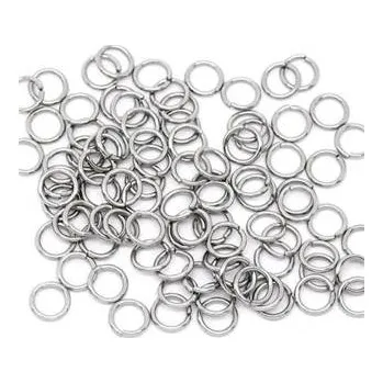 Piercing OK1064 komponenty - ocelový kroužek 0,8x6 mm