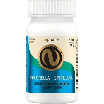Nupreme Chlorella + Spirulina BIO, 120 tbl.