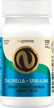 Přírodní produkt Nupreme Chlorella + Spirulina BIO