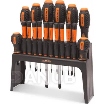 Sada nářadí 18 kusová sada šroubováků se stojanem