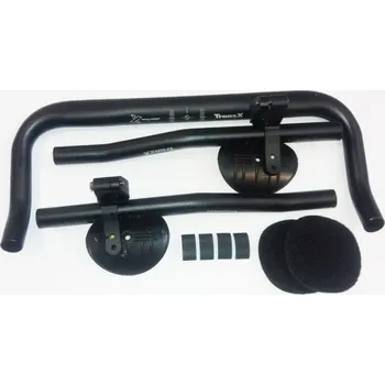 Řídítka Tranz X časovkářské řídítka + nástavce a opěrky