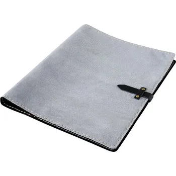 Diář Kožený šanon A4 s nýty Barva kůže: Šedá semiš (D36)