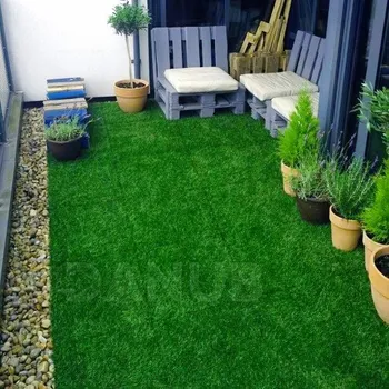 Dlaždice s umělou trávou - 30 x 30 cm - 6 ks / balení