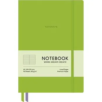 Zápisník Genius, zelená, A5, linkovaný, 96 listů, tvrdé desky, SHKOLYARYK A5-7128L SHKOLYARYK