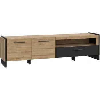 Televizní stolek TV stolek Artur - dub waterford/černá