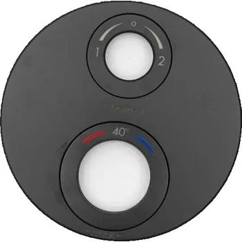 Hansgrohe Náhradní rozeta k baterii, černá mat 92283670