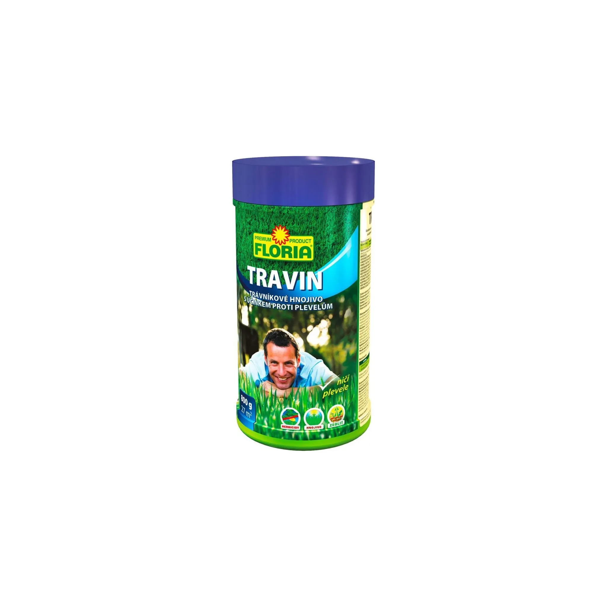 Fotografie 1 - Hnojivo Floria Travin trávníkové hnojivo 800 g
