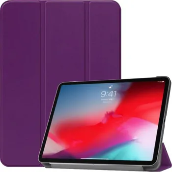 Pouzdro na mobilní telefon Pouzdro z PU kůže s funkcí uspání pro iPad Pro 11" (2020-2022) - fialové
