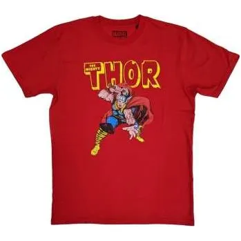 Merch Marvel Comics: Marvel Comics Unisex T-shirt: Thor Hammer Distressed (xx-large) XXL