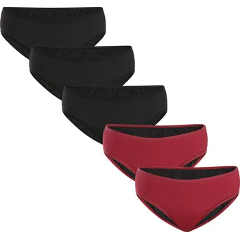 Menstruační kalhotky 5PACK Menstruační kalhotky Meracus Timeless Plus (MEMS101) S