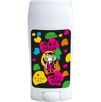 Ryor & PuraVida Nebuď kráva měj se ráda Deodorant stick pro ženy 50 ml