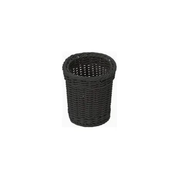 Příbor Koš na příbory polyratan 120 × 150 mm, černý