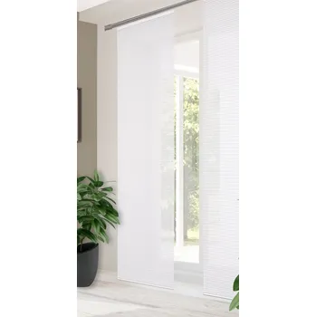 Home in green japonská stěna 84030 ROMOLUS&nbsp;0107 bila&nbsp;245x60 cm (v x s)